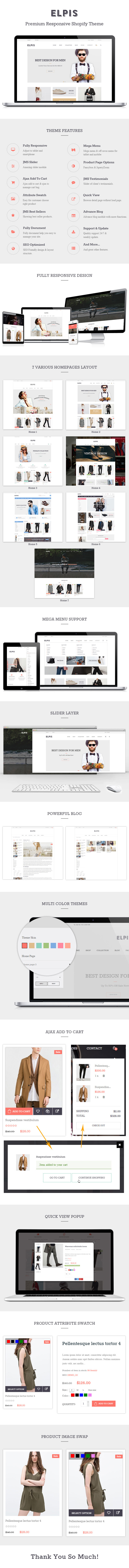 JMS Elpis theme for Shopify