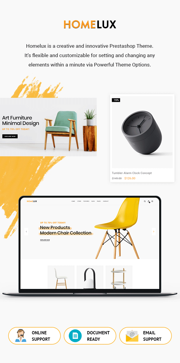 Homelux Prestashop Theme