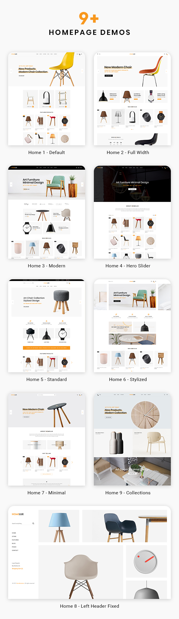 Homelux Prestashop Theme