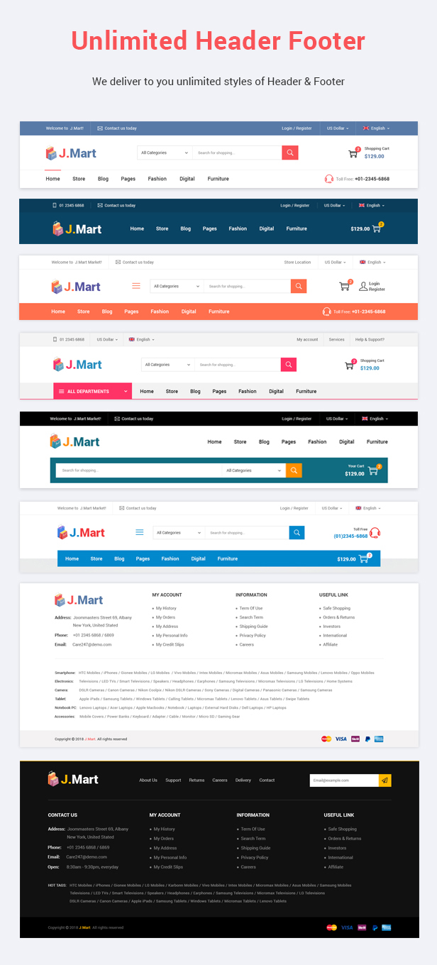 JMart Prestashop Theme