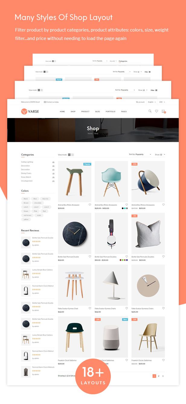 Varse | eCommerce WordPress Theme